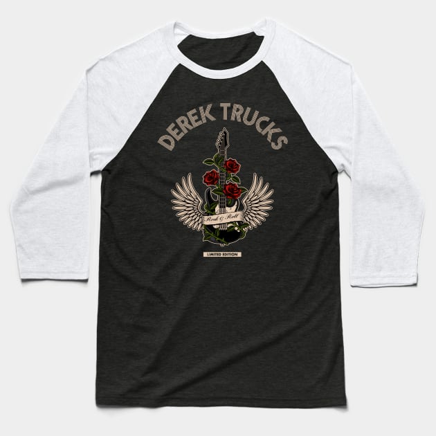 Derek Trucks Baseball T-Shirt by Deniso_PP